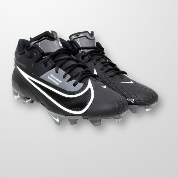 Nike Mens Vapor Edge Elite 360 2 Football Cleats DA5457-010 Black size 11.5